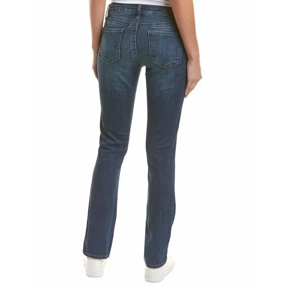 KUT from the Kloth Stevie Straight Leg Jeans 2 Admiration/Dark Stone Base Wash